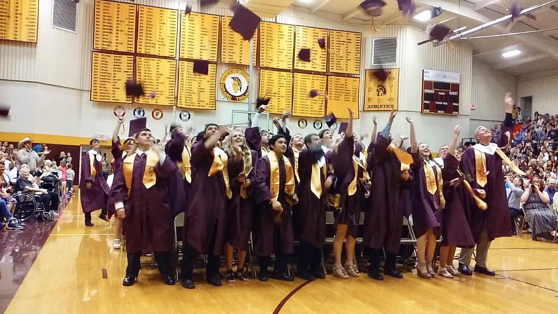 GHS Class of 2017 graduates Hometown Girard