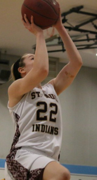 Katelyn O'Brien and the St. Paul Lady Indians stay undefeated, beating Northeast 54-36 on Friday night. 