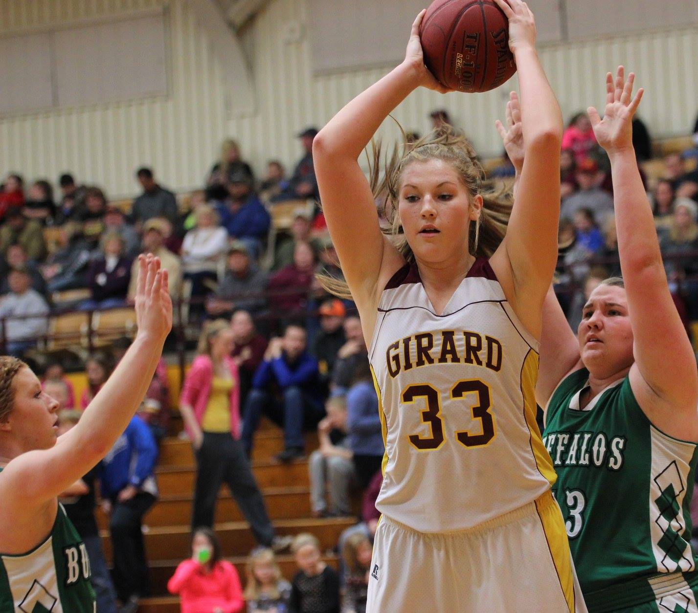 Ashley Ray led the Lady Trojans with 12 points in their 48-21 win over Prairie View on Friday. PHOTO BY JOYCE KOVACIC